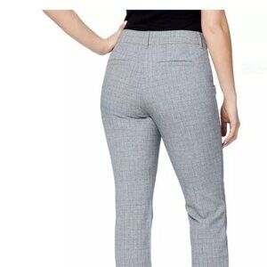 Women's Gloria Vanderbilt Haven Straight Trouser Pants, Heather Grey, Size 12